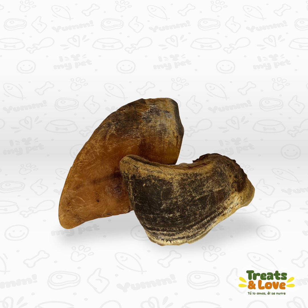 Pezuña de Res Natural | Masticable Antiestrés - Imagen 2