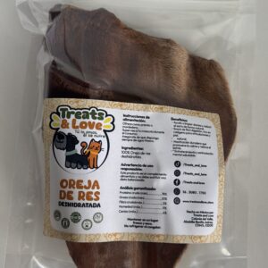 Orejas de Res Deshidratadas: Colágeno Natural y Masticable Seguro
